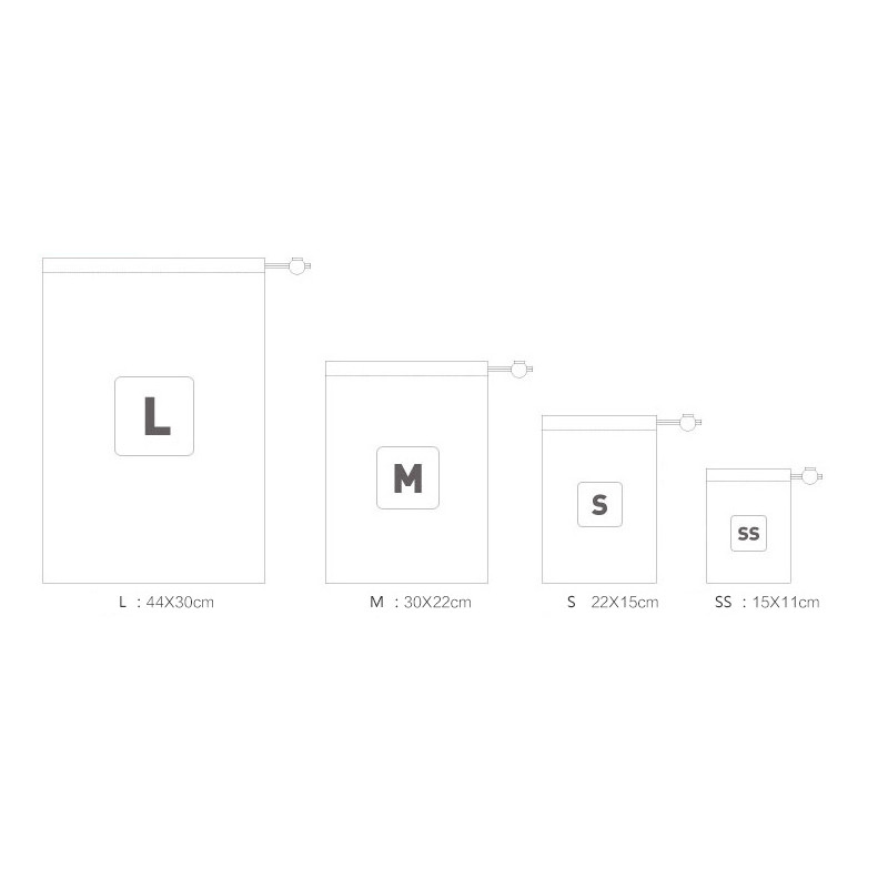 4 kom/set Putni dodaci za muškarce Žene Vodootporni organizatori od poliestera Pakiranje Torbe s uzicom Prtljaga Torba za pohranu cipela