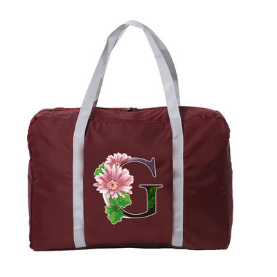 Putna torba Unisex sklopive ručne torbe Organizatori Prijenosna torba za prtljagu velikog kapaciteta Serije cvjetnih boja Print Dodaci za putovanja