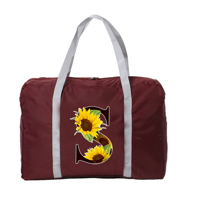 Putna torba Unisex sklopive ručne torbe Organizatori Prijenosna torba za prtljagu velikog kapaciteta Serije cvjetnih boja Print Dodaci za putovanja