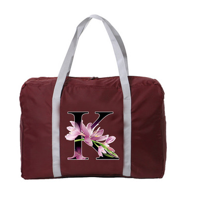 Putna torba Unisex sklopive ručne torbe Organizatori Prijenosna torba za prtljagu velikog kapaciteta Serije cvjetnih boja Print Dodaci za putovanja