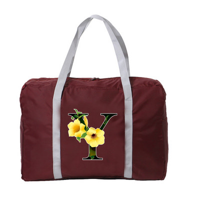 Putna torba Unisex sklopive ručne torbe Organizatori Prijenosna torba za prtljagu velikog kapaciteta Serije cvjetnih boja Print Dodaci za putovanja