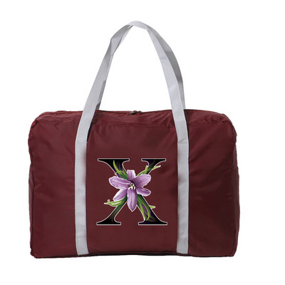 Putna torba Unisex sklopive ručne torbe Organizatori Prijenosna torba za prtljagu velikog kapaciteta Serije cvjetnih boja Print Dodaci za putovanja