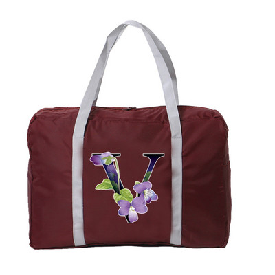 Putna torba Unisex sklopive ručne torbe Organizatori Prijenosna torba za prtljagu velikog kapaciteta Serije cvjetnih boja Print Dodaci za putovanja