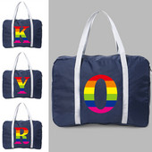 Putna torba Ženska nova velika torba na rame Velike višenamjenske torbe za žene Sportska pohrana velikog kapaciteta s duginim slovima