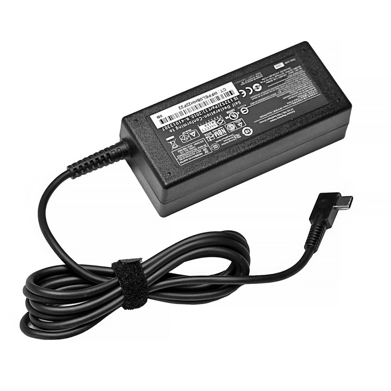 65 W tipo USB C adapterio kintamosios srovės įkroviklis, skirtas HP Elite X2 1012 G1 G2 TPN-CA06 TPN-CA10 TPN-LA12 nešiojamojo kompiuterio maitinimo šaltinis