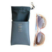 Kelioniniai Aksesuarai Akinių dėklas PU sutraukiamas akinių dėžutės maišeliai akiniams dideliems akiniams nuo saulės Vyrams moterims akinių laikymo maišelis