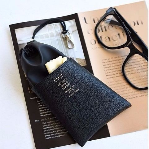 Kelioniniai Aksesuarai Akinių dėklas PU sutraukiamas akinių dėžutės maišeliai akiniams dideliems akiniams nuo saulės Vyrams moterims akinių laikymo maišelis