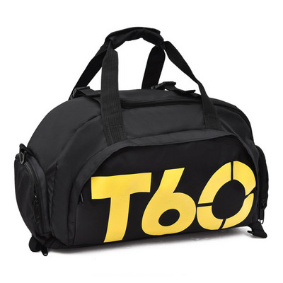 Vyriški moteriški lauko sportiniai krepšiai T60 vandeniui atsparūs lagaminai / kelioninis krepšys / sporto salės sportinė kuprinė Daugiafunkcis sportinis krepšys, žalias krepšys