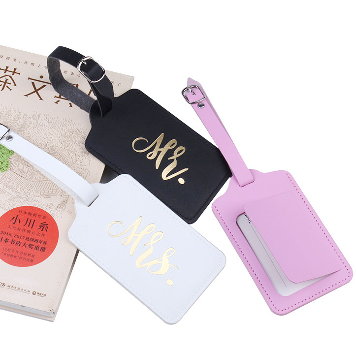 Mr&Mrs Vruće žigosani kovčeg Oznaka za prtljagu Torba Privjesak Dodaci za putovanja Ime ID Adresa Personalizirana VIP pozivnica Naljepnica LT37