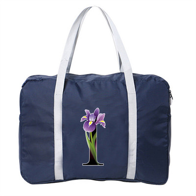 Kelioninis krepšys Unisex sulankstomas dviračių krepšių organizatoriai didelės talpos pakuotė Nešiojami gėlių spalvoti raštai spausdinti bagažo krepšiai Kelionės