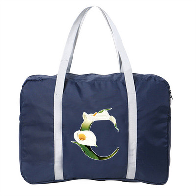 Kelioninis krepšys Unisex sulankstomas dviračių krepšių organizatoriai didelės talpos pakuotė Nešiojami gėlių spalvoti raštai spausdinti bagažo krepšiai Kelionės