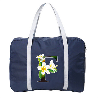 Kelioninis krepšys Unisex sulankstomas dviračių krepšių organizatoriai didelės talpos pakuotė Nešiojami gėlių spalvoti raštai spausdinti bagažo krepšiai Kelionės