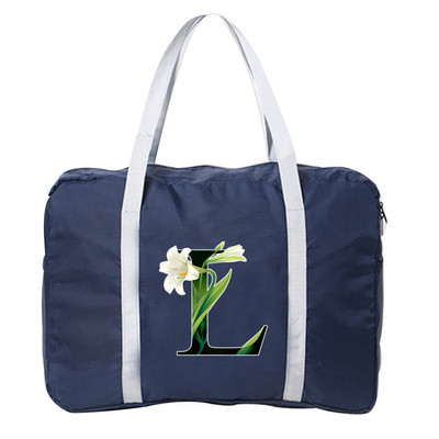 Kelioninis krepšys Unisex sulankstomas dviračių krepšių organizatoriai didelės talpos pakuotė Nešiojami gėlių spalvoti raštai spausdinti bagažo krepšiai Kelionės