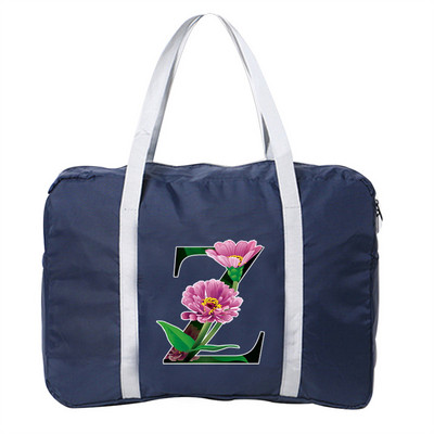 Kelioninis krepšys Unisex sulankstomas dviračių krepšių organizatoriai didelės talpos pakuotė Nešiojami gėlių spalvoti raštai spausdinti bagažo krepšiai Kelionės