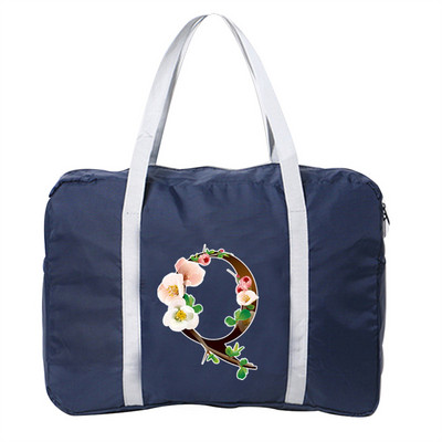 Kelioninis krepšys Unisex sulankstomas dviračių krepšių organizatoriai didelės talpos pakuotė Nešiojami gėlių spalvoti raštai spausdinti bagažo krepšiai Kelionės