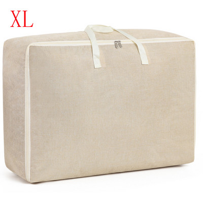 Nosiva torba za prtljagu Torbe za pohranu putne odjeće Ručna torba sa patentnim zatvaračem Otporna na prašinu Torba za selidbu od pamučne tkanine Veliki organizator Ručna torba