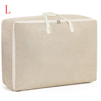 Nosiva torba za prtljagu Torbe za pohranu putne odjeće Ručna torba sa patentnim zatvaračem Otporna na prašinu Torba za selidbu od pamučne tkanine Veliki organizator Ručna torba
