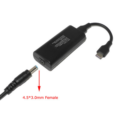 Slim Tip Adapter Converter Laptop Connector za Lenovo Hp Asus 7.4*5.0 7.9*5.5 4.0*1.7mm Ženski na USB tip C PD punjač Muški