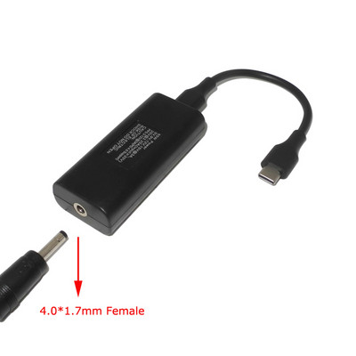 Slim Tip Adapter Converter Laptop Connector za Lenovo Hp Asus 7.4*5.0 7.9*5.5 4.0*1.7mm Ženski na USB tip C PD punjač Muški