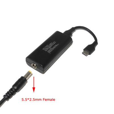 Slim Tip Adapter Converter Laptop Connector za Lenovo Hp Asus 7.4*5.0 7.9*5.5 4.0*1.7mm Ženski na USB tip C PD punjač Muški