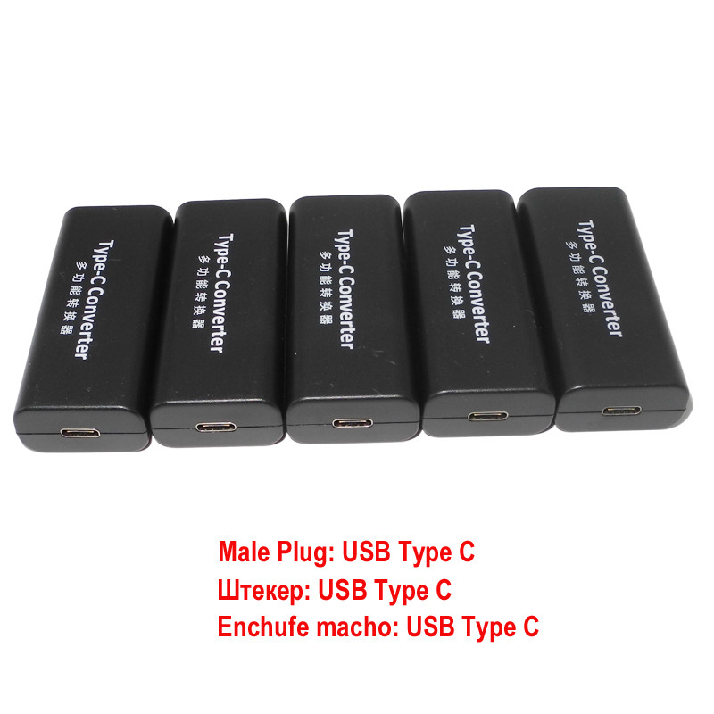 Slim Tip Adapter Converter Laptop Connector za Lenovo Hp Asus 7.4*5.0 7.9*5.5 4.0*1.7mm Ženski na USB tip C PD punjač Muški