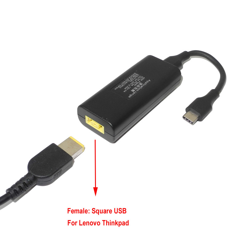 Slim Tip Adapter Converter Laptop Connector za Lenovo Hp Asus 7.4*5.0 7.9*5.5 4.0*1.7mm Ženski na USB tip C PD punjač Muški