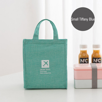 QIAQU hordozható ebédlőtáska új hőszigetelt ebédlődoboz hordtáska hűtőtáska Bento tasak Iskolai élelmiszertároló táskák Utazási kiegészítők