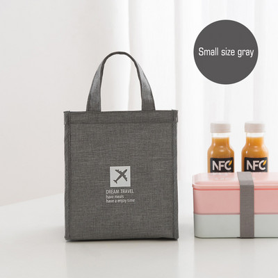 QIAQU hordozható ebédlőtáska új hőszigetelt ebédlődoboz hordtáska hűtőtáska Bento tasak Iskolai élelmiszertároló táskák Utazási kiegészítők