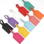 PU kožna oznaka za prtljagu Putni kovčeg Ime Adresa ID Naljepnica za prtljagu Držač adrese Prijenosne oznake za ukrcaj Dodaci za putovanja