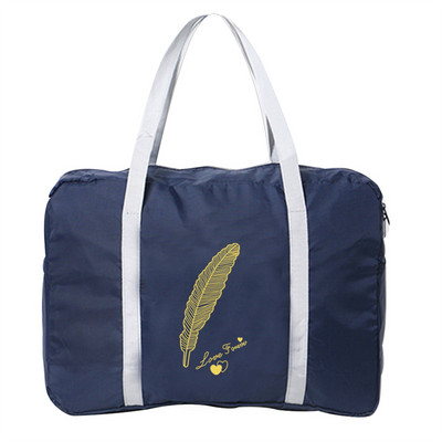 Sklopiva putna torba Ženske putne torbe Bijela slika Print Veliki kapacitet Ručna prtljaga Tote Duffel Set Overnight za žene i muškarce