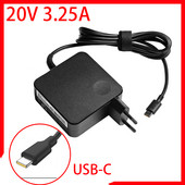 20 V 3,25 A 65 W USB Type-C kintamosios srovės nešiojamojo kompiuterio maitinimo adapterio įkroviklis, skirtas Lenovo Thinkpad X1 Carbon Yoga X270 X280 T580 P51 P52s E480 E470 S2