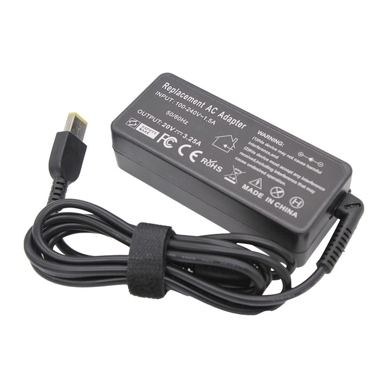 20V 3,25A 65W USB AC φορτιστής φορητού υπολογιστή Προσαρμογέας ρεύματος για Lenovo Thinkpad X301S X230S G500 G405 X1 Carbon E431 E531 T440s E550 Yoga