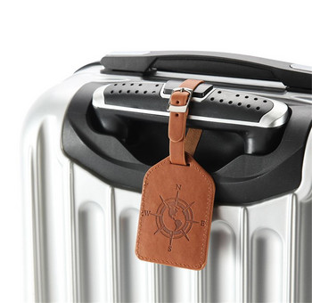 Компас Кожен куфар Етикет за багаж Сватбен етикет Чанта Висулка Дамска чанта Аксесоари за пътуване Име ID Адрес Етикети LT15D