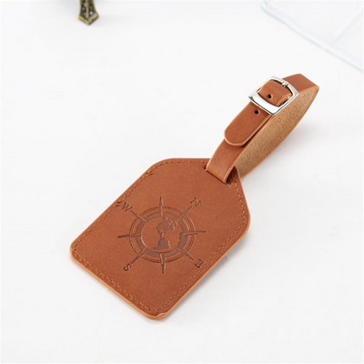 Kompas Kožni kovčeg Oznaka za prtljagu Vjenčana etiketa Torba Privjesak Ručna torbica Dodaci za putovanja Ime ID Adresa Oznake LT15D