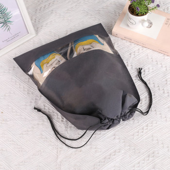 5 τεμάχια Blank Shoes Storage Bag Closet Organizer Μη υφασμένη φορητή τσάντα ταξιδιού Αδιάβροχη τσάντα τσέπης Διαβαθμισμένη τσάντα κρεμαστής