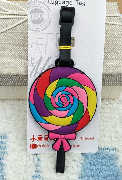 IVYYE Cardcaptor Sakura Cake Anime Dodaci za putovanja Oznaka za prtljagu Kofer ID adresa Prijenosni držač oznaka Oznake za prtljagu Novo