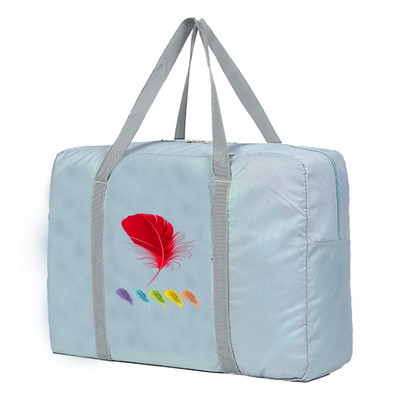 Τσάντα ταξιδιού μεγάλης χωρητικότητας Unisex Organizers Πτυσσόμενες τσάντες αποσκευών Τσάντες αποθήκευσης ρούχων Duffle μεταφοράς σε τσάντες σειρά φτερών