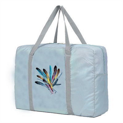 Τσάντα ταξιδιού μεγάλης χωρητικότητας Unisex Organizers Πτυσσόμενες τσάντες αποσκευών Τσάντες αποθήκευσης ρούχων Duffle μεταφοράς σε τσάντες σειρά φτερών