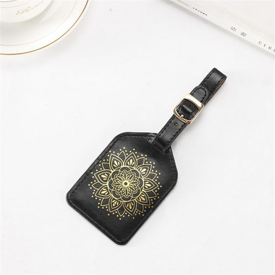 Tiskanje cvijeta Kožni kovčeg Oznaka za prtljagu Oznaka Torba Privjesak Ručna torbica Dodaci za putovanja Ime ID Adresa Oznake LT11A