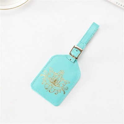 Tiskanje cvijeta Kožni kovčeg Oznaka za prtljagu Oznaka Torba Privjesak Ručna torbica Dodaci za putovanja Ime ID Adresa Oznake LT11A