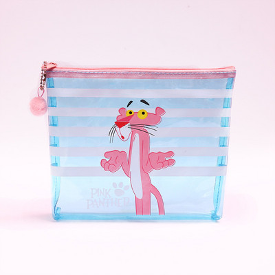 Skaidrus kosmetikos krepšys, nešiojamas mažas, šviežias animacinis skalbimo krepšys mielas permatomas kelioninis laikymo kosmetikos krepšys Kelioniniai aksesuarai