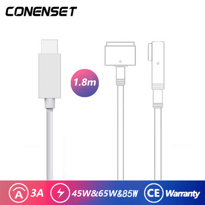 USB C Type C Femal to Magnetic 1 2 kabelski adapter za MacBook Air Pro A1425 A1435 45W 65W 85W 12/13/15" pretvarač punjenja