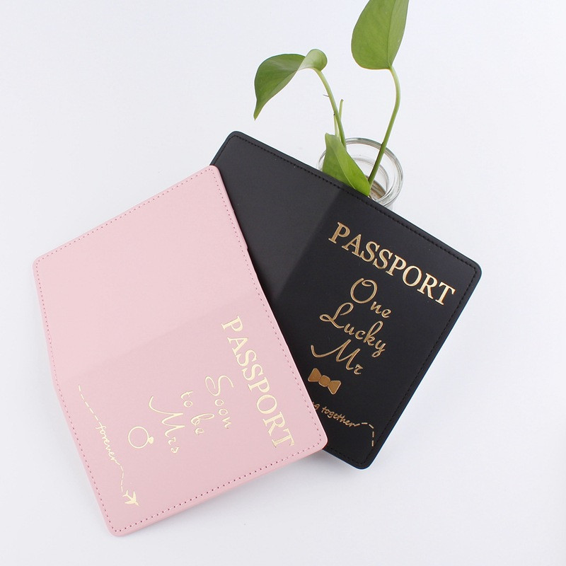 Ljubavni par Omotnica za putovnicu Vruće žigosanje Jednostavan avion Žene Muškarci Putovanja Vjenčanje Držač omotnica za putovnicu Modni poklon za vjenčanje