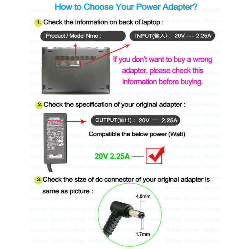 45W adapter 20V 2.25A PA-1450-55LU za Lenovo punjač V14-IIL V14-IKB V14-IWL V15-ADA V15-IIL V15-IKB V15-IWL