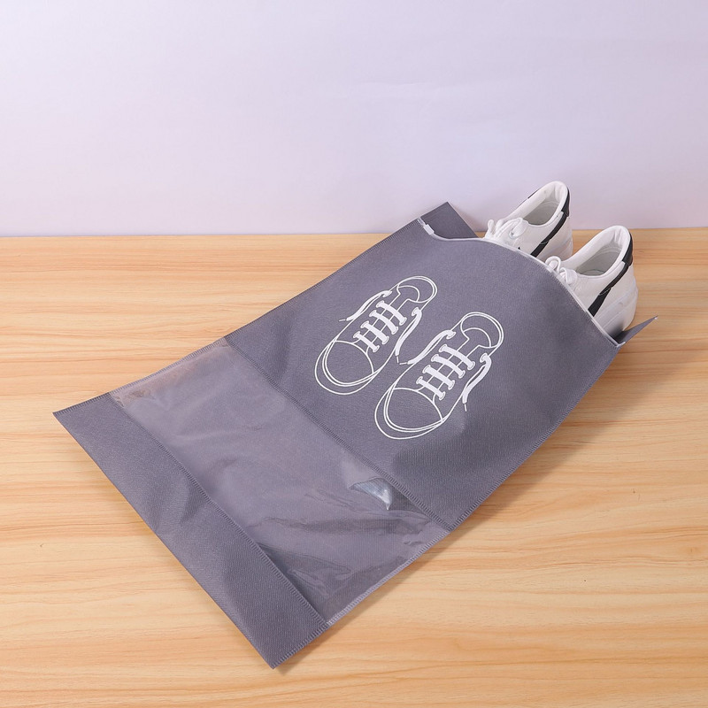 5 bucăți geantă de depozitare pantofi, dulap, organizator, geantă portabilă de călătorie nețesuta, buzunar impermeabil, îmbrăcăminte clasificată mată cu fermoar