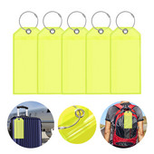 5 vnt pakartotinai uždaromas vandeniui atsparus skaidrus laivo bilietų kortelės rankovės bagažo kruizinių žymų laikiklis užtrauktuko sandarinimo maišelis raktų pakabukas plieninės vielos kabelio kilpa