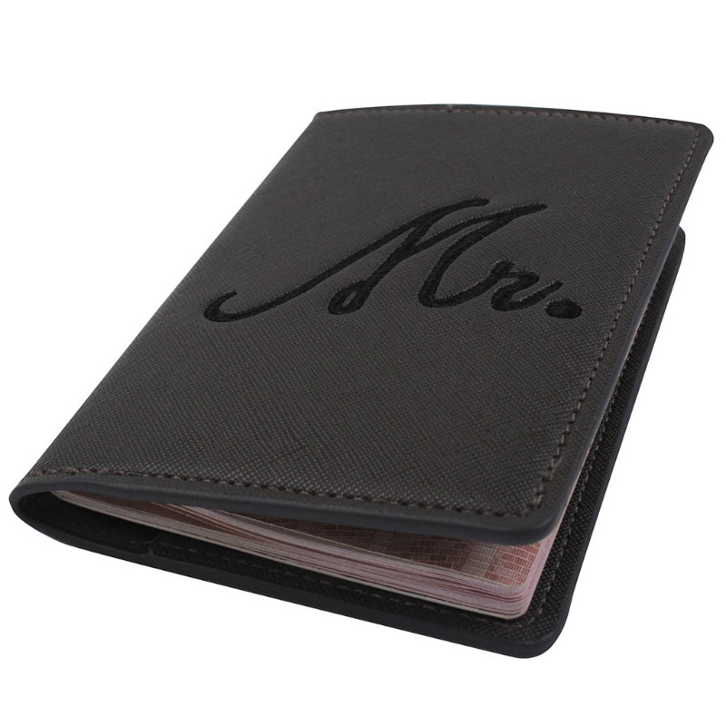 Mr and Mrs PU kožne navlake za putovnice za mladence