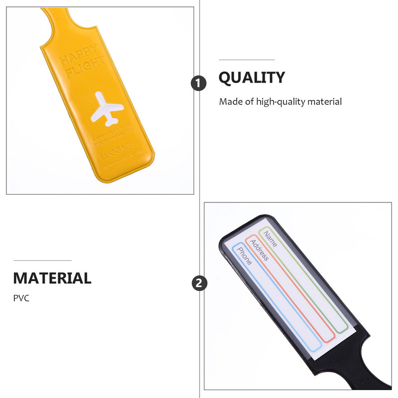 3 db Utazási táska Címke Csomagkiegészítők Utazási Utazási táska Utazótáskák Utazási kültéri kiegészítők