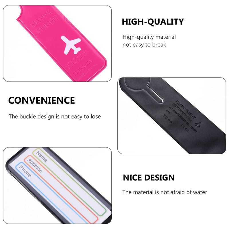 3 db Utazási táska Címke Csomagkiegészítők Utazási Utazási táska Utazótáskák Utazási kültéri kiegészítők