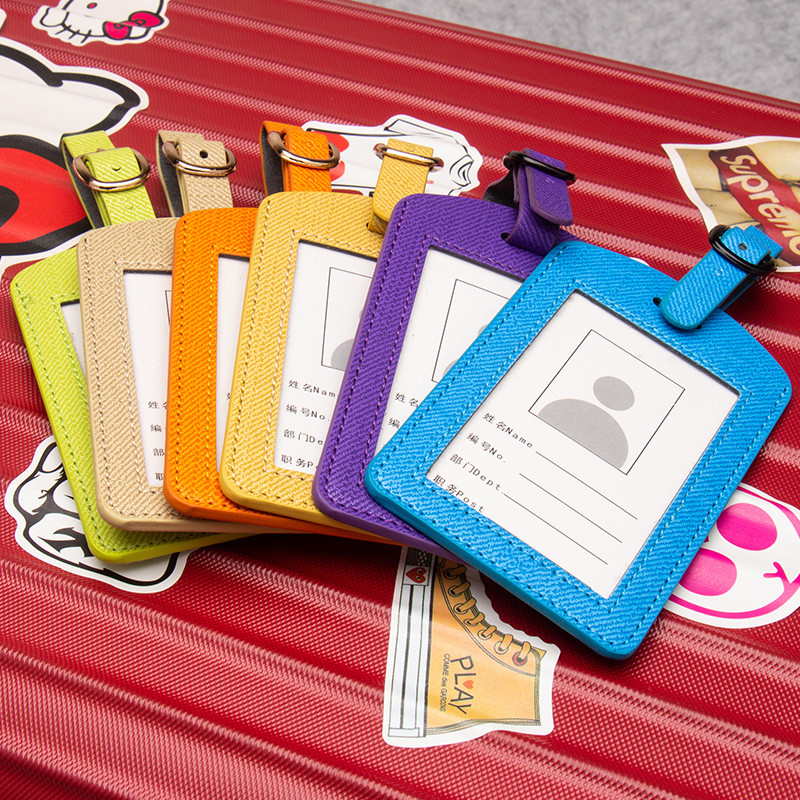 Zelene pruge Oznake za prtljagu Oznake s imenom za prtljagu Držač naljepnice s adresom na kovčegu sa šarenim remenima je moderan i praktičan